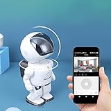 CYLZRCl 1080P Heimsicherheitsroboter Auto Tracking Kamera Überwachungskamera Drahtloses WLAN Babyphone Nachtsicht Überwachungskamera (Color : 16G)