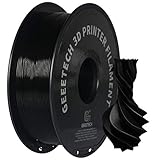 GEEETECH PETG Filament 1.75 mm 1kg Spool für 3D-Drucker, Schw