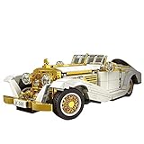 ZRY Geeignet für Lommer Classic Car Techinque, 1096 klassische Auto-Montagesätze, geeignet für RR Sliver Cloud Autos, Bausteine kompatibel mit Lego Mechaniker (10003)