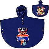 alles-meine.de GmbH Kinderponcho - Regenponcho / Regencape - Paw Patrol - Hunde - 3 bis 4 Jahre - Größe: 98 - 104 - wasserdicht + Winddicht + atmungsaktiv - mit Kapuze - M