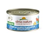 Almo Nature HFC Natural Katzenfutter nass -Atlantikthunfisch 24er Pack (24 x 70g)