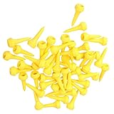 Amagogo 100 Stück Gelbes Plastik Golf T Shirt Golfer Aid Tool Großhandel Groß