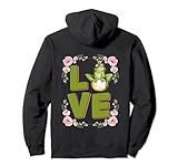 Lustige Liebe Frösche Frauen Mädchen Gärtner und Frosch oder Kröte Fans Pullover H