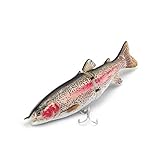 Senyu Angelausrüstung Köder Glide Swimbait 2 Abschnitte, gebogen zum Schwimmen, 11,9 cm, 23 g Gelenkköder Hunter für Bässe, langsam sinkende Schwimmköder, 2-teilige Farb