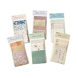360 Blätter Scrapbooking Papier Klein Vintage Blumen, Scrapbooking Papier, Vintage Scrapbook Zubehör Dekopapier für Notizbuch Tagebuch DIY Kunst und Handwerk
