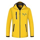 Regenjacke Damen Herren Mit Kapuze Wasserdicht Windbreaker Wetterfest Übergangsjacke Outdoor Dicke Warm Regenmantel Unisex Bergsteigerjacke Leichte Atmungsaktive Wander Reisen Windbreaker Jack