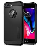 Spigen Tough Armor Hülle Kompatibel mit iPhone 8 Plus und Kompatibel mit iPhone 7 Plus (Schwarz)