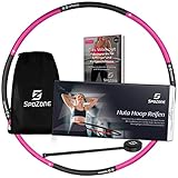 SPOZONE ORIGINAL FITNESSREIFEN zur Gewichtsabnahme| Hula Hoop Reifen für Erwachsene & Kinder| Deutsche Marke|1,2 Kg hochwertiges Edelstahl Innenrohr| weicher S