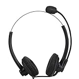 ciciglow Callcenter-Telefon-Headset,A26-RJ Callcenter-Kundendienst-Headset Telefonkopfhörer Noise Cancelling-H