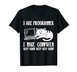 Informatik Katze Entwickler Software I are programmer T-S