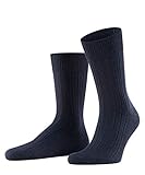 FALKE Herren Socken Teppich Im Schuh, Schurwolle, 1 Paar, Blau (Dark Navy 6370), 41-42 (UK 7-8 Ι US 8-9)