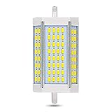 R7S LED 118mm 30W Dimmbar, Warmweiß 3000K, Ersatz für R7S J118 250W-300W Halogen, 3000LM, 200-Grad-Beleuchtung, Lampen R7S 118mm LED Dimmbar Lampen als für Stehlampen/Deckenstrahler, 1er-S