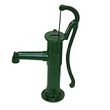 Ribelli Schwengelpumpe Gartenpumpe Handpumpe Wasserpumpe manuell und energiesparend Rundflansch Typ 75 Nostalg