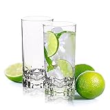 Altom Design Wassergläser Longdrinkgläser Trinkgläser | Saftgläser | Set von 6 | 300 ML | Spülmaschinenfest und Mikrowellengeeig