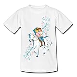 Spreadshirt Bibi Und Tina Auf Die Pferde Fertig Los Teenager T-Shirt, 134-146, Weiß