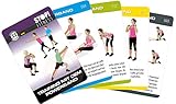 STOP! Fitness | Training mit dem Powerband | Trainingskarten Übungskarten, deutsche Version, Kartengröße 66 x 100 mm mit Kunststoffbox