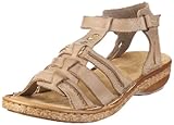Rieker Regina 62874-62, Damen, Sandalen/Fashion-Sandalen, Beige (whitekiesel 62), EU 38