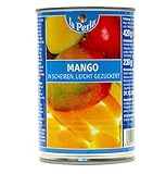 La Perla Mango in Scheiben - 6x 230g Dose - leicht gezuckerte Mangoscheiben eingelegte Mango fruchtige Mangostücke Mangofrucht Obstkonserve vegan glutenfrei schonend verarb