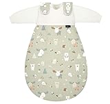 Alvi Baby-Mäxchen Schlafsack 3-teilig Design Baby Forest (Größe 62/68)