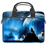 Laptoptasche für Galaxy Sky Wolf 13,4 - 14,5 Zoll (34 - 36,8 cm), Segeltuch, Ak