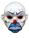 HAZE Joker Bank Räuber Resin Maske Clown Batman Dark Knight Cosplay Halloween Prop Weiß