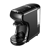 JAY-LONG 19 bar Kapsel-Kaffeevollautomat, 3 in1 Kleinkaffeemaschine für zu Hause Capp