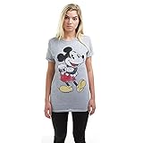 Disney Damen Mickey Mouse Vintage T-Shirt, Grau (Sport Grey SPO), X-Larg