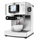 Kaffeemaschine Mit Milch Fruchter Pro Espressomaschine Dampf- Und Pumpe Kaffeemaschine Doppeltemperatur Cappuccino Und Latte Macchiato 15 Tasse 900W