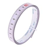 MERIGLARE 10x 2m / 2.2YD / 78 Zoll Selbstklebende Messness Band Metrik L R N