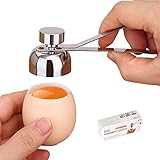Shell-Öffner Eieröffner Stainless Steel Egg Topper Cutter für Rohes/Weiches Hartgekochtes E