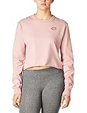 -Champion Langärmeliges Crop-T-Shirt für Damen, Boyfriend, Pink Beige-586712, Groß
