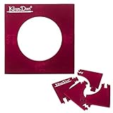 Kings Dart Backboard | Surround für Dartscheiben mit Ø 45 cm | Rot | 70x70 cm S