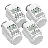 eQ-3 Eqiva Model L Elektronik-Heizkörperthermostat mit Boost-Funktion, 4er S