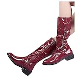 Damen Stiefeletten Worker Boots Rrunsv Spitze Chunkyrayan Knee High Boot Damen Overknee Stiefel Spitze Stretch Boots Damen Stiefeletten Ankle Boots Chunkyrayan Damen Ankle Boots, Frauen S