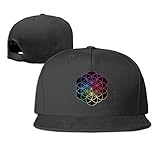 zhouzhou Okpk Liveplay Coldplay Logo Plain Adjustable Snapback Hat Baseball Cap Unisex Black Black