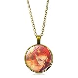 YUANCHENG Animierte Retro Filme Kupfer Pullover Kette Halskette Glaskuppel Anhänger Halskette Frauen Männer Mode Schmuck Geschenk