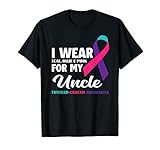 I Wear For My Uncle Schilddrüsen-Krebs (englischsprachig) T-S