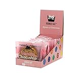 Kookie Cat Vanille Schokochip - Vegane Cookies Einzeln Verpackt, Glutenfrei, Sojafrei, Bio, Cashew & Hafer - 12 X 50g Multipack