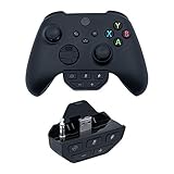 Mcbazel Controller Headset Sound Verstärker Audio-Mikrofon-Adapter in Schwarz, für Xbox One Controller mit 3,5-mm-Buchse/Xbox Serie S/Serie X