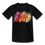 Der Kleine Drache Kokosnuss Matilda Oskar Polonaise Kinder T-Shirt, 98-104, Schw
