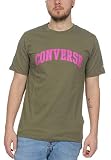 Converse T-Shirt Herren Collegiate Tee 10017340 322 Khaki, Größe:M