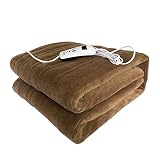 YAYA2021-SHOP Heizdecke Hochwertige elektrische Decken, Timing-Thermostatheizung, Einzel- und Doppelheizung Elektrische Matratzen Heizkissen (Color : 180 x150 Cold Gray, Size : UK)