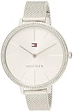 Tommy Hilfiger Damen Analog Quarz Armbanduhr mit Edelstahlarmband 1782113