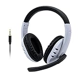 Mcbazel Gaming Headset Kopfhörer mit Mikrofon, 3.5mm Klinke für PS5/ PS4/ Xbox One Serie/Xbox 360/ NS Switch/PC