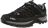 CMP Herren Rigel Low Shoes Wp Trekking-& Wanderhalbschuhe, Schwarz (Negro-Grey 73uc), 42 EU