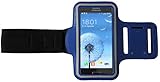 Sport-Armband Wasserfest Fitness-Tasche für Samsung Galaxy S3 Mini / S4 Mini Fitness Lauf-hülle Arm-Tasche Kopfhöreranschluss Blank Klein Dunkel-B