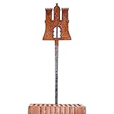 Galionsfigur HamBurg (Variante L) | Designer Gartenstecker Edelrost - Deko, Hamburg Souvenir, Mitbringsel, Gastgeschenk, Wappen, Made in Germany
