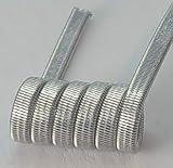 Flat Clapton Coil V4A 0,25 Ohm single 10 Stück