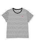 Levi's Plus Size Damen Pl Perfect Crew T Shirt, Multicolour (Raita Stripe Caviar 0005), XL EU