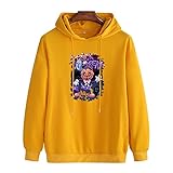 XDJSD Herren Sweatshirt Hoodie Herren Large Size Sweatshirt Paar Pullover Herren Langarm Damen Pullover Kürbisdruck Pullover Kapuzenp